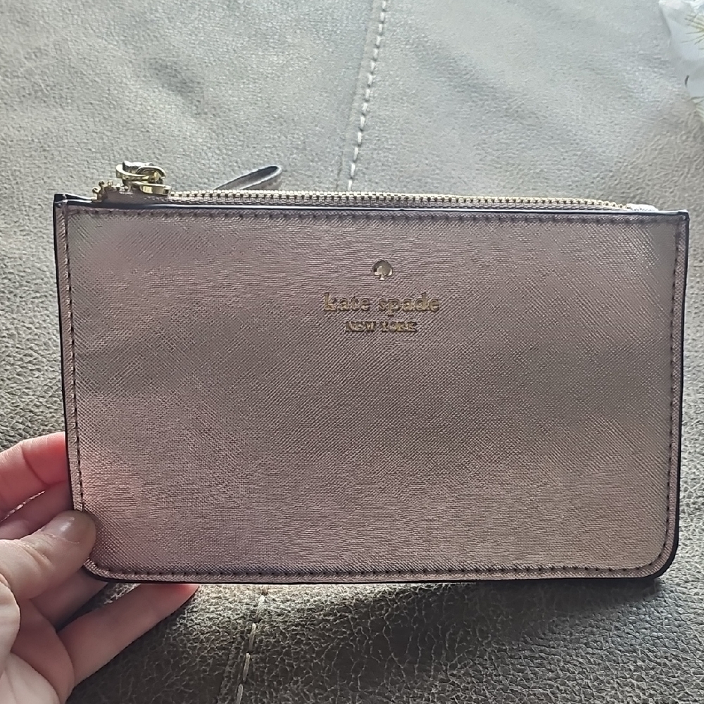 Kate Spade Metallic Gold Clutch